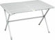 Brunner Gapless Level 4 Table Aluminum for Camping Foldable 110x71x70cm Silver