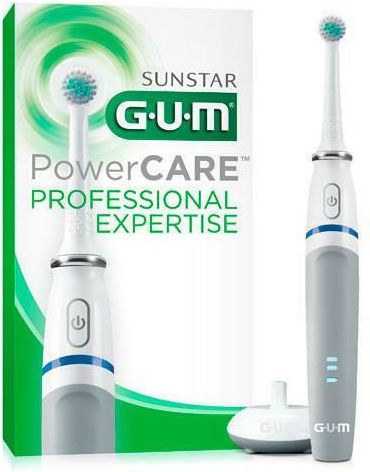 GUM Powercare Sensitive Professional Expertise 4200 Periuță de dinți electrică cu Temporizator și Senzor de Presiune Gri