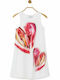 Desigual Kids Dress Sleeveless White