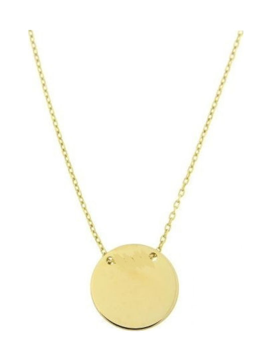 Gold plated silver necklace 925° 9AG58