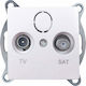 Aca Prime TV Antenna Socket Terminal in White c...