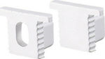 Aca Cap for LED Strip Accessories Set mit & ohne Loch für Aluminiumprofil (2 Stück) EP189