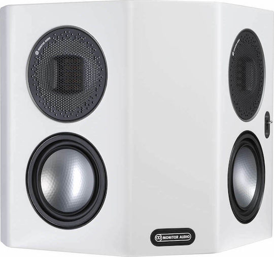 Monitor Audio Gold FX Двойка Hi-Fi Говорители Стена 100W 2 Брой шофьори Ш39xД16xВ31см. Бял