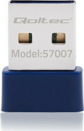 Qoltec 57007 USB Netzwerkadapter mit Drahtloser Verbindung Wi-Fi 150Mbps