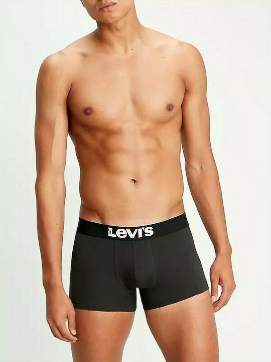 Levi's Basic Мъжки боксерки Черни 2Опаковка