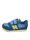 500 Kids Sneakers with Scratch Blue