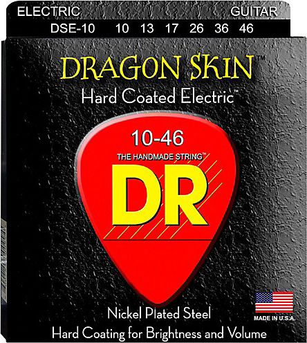 DR Electric Guitar Strings Set Nickel Plated Steel for Electric Guitar 10 - 46 Medium