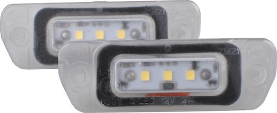M-Tech Φώτα Πινακίδας Led Mercedes 2τμχ
