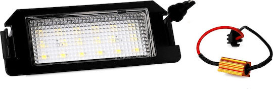 M-Tech Φώτα Πινακίδας Led για Hyundai i10 / i20 2013> / 2008 2τμχ