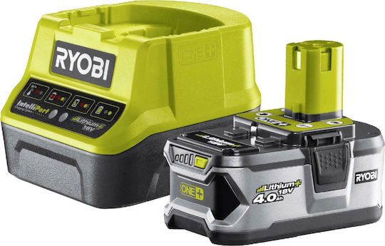 Ryobi Комплект Батерия Литиеви Капацитет 4Ах 18V със Зарядно RC18120-140