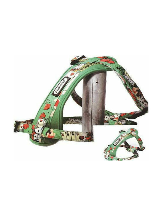 Dogness Hundegeschirr Weste Classic Beauty Medium Hundegeschirr für Hunde bis zu 32 kg Grün 23261.5078