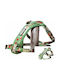 Dogness Hundegeschirr Weste Classic Beauty Medium Hundegeschirr für Hunde bis zu 32 kg Grün 23261.5078