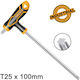 Ingco Torx-Schlüssel mit Spitze der Größe T25
