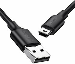 Ugreen USB 2.0 Cable USB-A male - mini USB-B male Μαύρο 1.5m (10385)