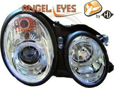 Diederichs Front Lights Angel Eyes for Mercedes-Benz CLK Class W208 97-02 2pcs