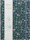 Filofax Carnet A5 Cu dungi cu Elastic Verde