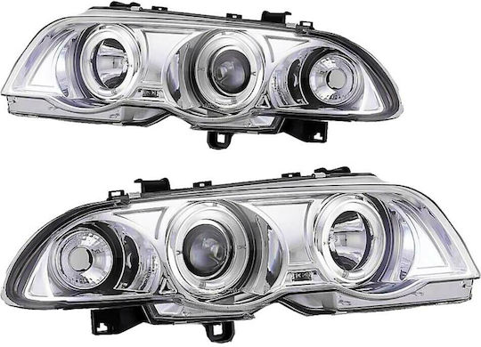 Autoline Μπροστινά Φανάρια για BMW Σειρά 3 / E46 4D 1998 2τμχ