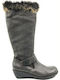 Viguera Women's Boots in Castor Leather 2334 Gray Color