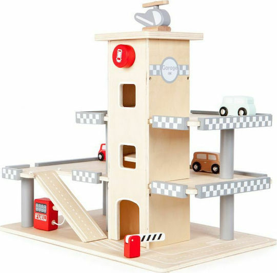 Ecotoys Ecotoys Γκαράζ Mit Asensor Und Spielzeugautos Für 3+ Jahre