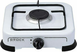 Brock GS 001 W Επιτραπέζια Εστία Υγραερίου Μονή Λευκή