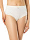 Namaldi Cotton High-waisted Women's Slip White