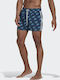 Graphic Herren Badebekleidung Shorts Crew Navy / Hazy Blue mit Mustern