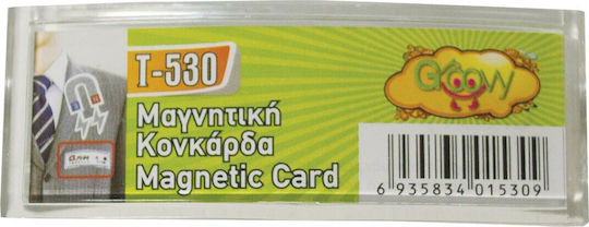 Groovy Insigna conferinței 1buc 71x26mm