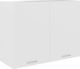 Wall Cabinet Λευκό L80xW31xH60cm