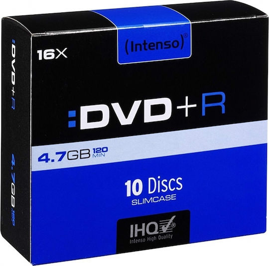 Intenso Inscripționabile DVD+R 16x 4.7GB 10buc