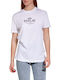 Replay Summer Women's Cotton Blouse Short Sleeve White