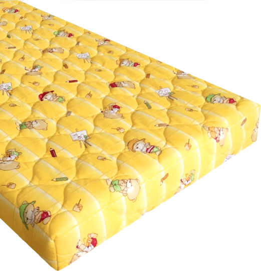 Anatomic Help Anatomic Saltea Pentru Patut Yellow cu Memory Foam 70cmx140cmx8cm