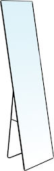 Woodwell Καθρέπτης Δαπέδου με Πλαίσιο Αλουμινίου Dayton Μαύρος 40x43x160εκ.