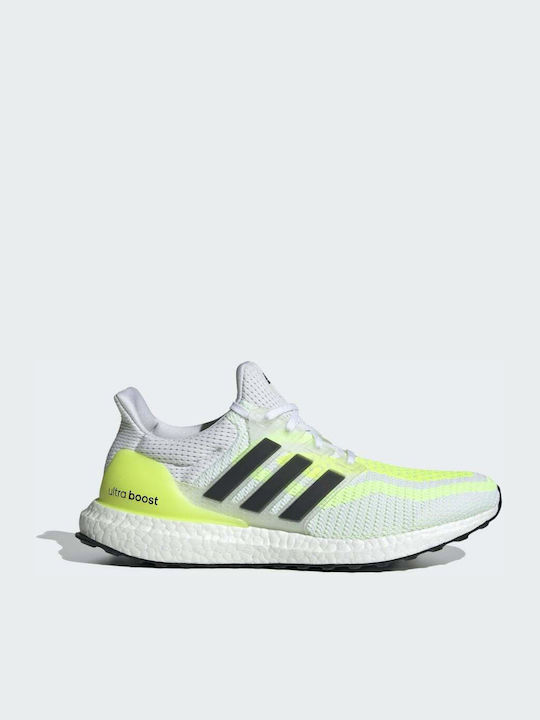 Adidas Ultraboost 2.0 DNA Ανδρικά Αθλητικά Παπούτσια Running Cloud White / Core Black / Solar Yellow