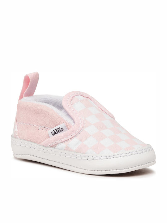 Vans Βρεφικά Sneakers Αγκαλιάς για Κορίτσι Ροζ Slip-On