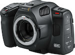 Blackmagic Design Βιντεοκάμερα 6K @ 50fps Pocket Cinema 6K Pro Αισθητήρας CMOS Αποθήκευση σε Κάρτα Μνήμης με Οθόνη Αφής 5" και HDMI