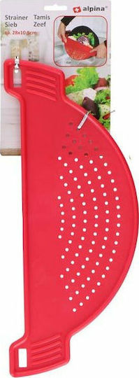 Alpina Appliances Plastic Colander Casserole Red 28x10.5cm 1pcs