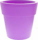 Viomes Linea 874 Flower Pot 40x37.5cm in Purple Color