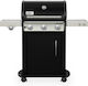 Weber Spirit E-325 GBS Gas Grill Grate 61cmx45cmcm. with 3 Grills 9.38kW and Side Burner