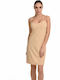 Miss Rosy Women's Nightdress Beige