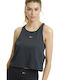 BodyTalk Women's Athletic Crop Top Sleeveless Coal