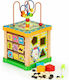 Ecotoys Shape Sorting Toy Educational Wooden Children's Cube and Board made of Wood for 36++ Months