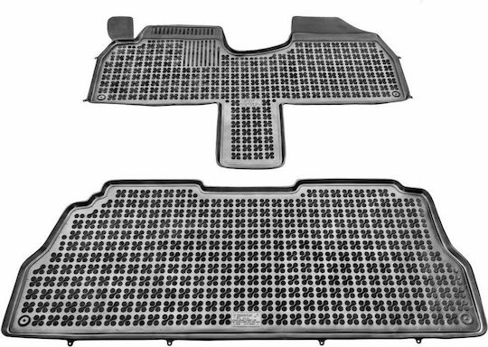 Rezaw Plast Front Mats 2pcs Tray Type for Peugeot 806 1994-2001 Black