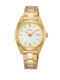 Seiko Damen Uhr mit Gold Metallarmband