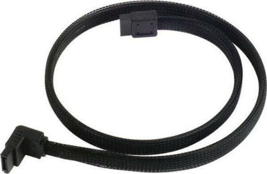Silverstone 7-Pin SATA III to 7-Pin SATA III Cable 50cm Black (SST-CP08)