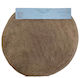 Chios Hellas Bath Mat Cotton Round 43161 Brown Width 60cm