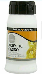 Daler Rowney Einfaches Acryl Gesso 500ml Daler Rowney Einfaches Acryl Gesso 500ml