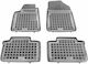 Rezaw Plast Set of Front and Rear Mats 4pcs Tray Type for Citroen C6 2005+ Black