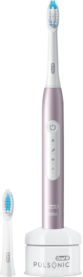 Oral-B Pulsonic Slim Luxe Ηλεκτρική Οδοντόβουρτσα με Χρονομετρητή Ροζ Χρυσό