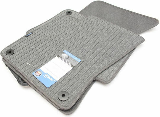 Petex Set of Front and Rear Mats 4pcs for Audi A8 2002-2010 Gray
