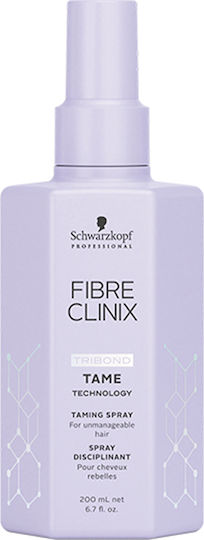 Schwarzkopf Fibre Clinix Tribond Lotion Μαλλιών για Θρέψη Tame Taming Spray 200ml